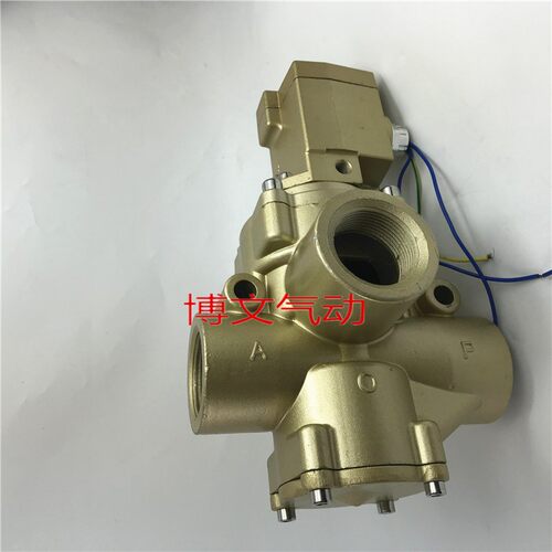 浙博文无锡型截止阀K23JD-40W-L二位三通换向电磁阀DN40螺纹1.5寸