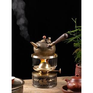 空气灯煤油灯烧水炉煮茶炉茶灯黄铜灯潮汕火油灯功夫茶具套装特价