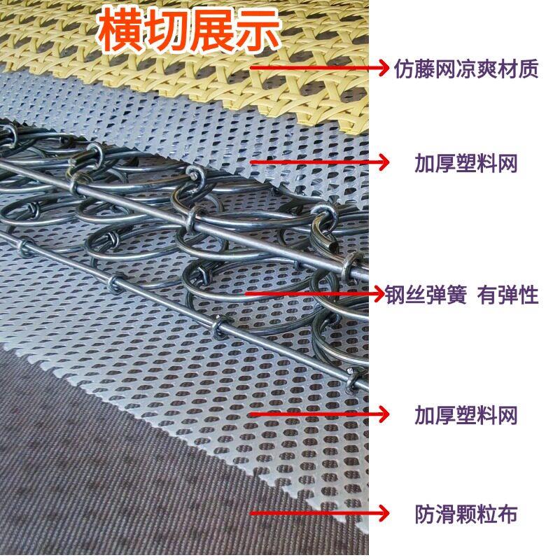 钢丝弹簧透气镂空软坐垫 司机主驾驶员坐垫 久坐椅垫