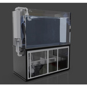 西北老大虹吸底滤管件鱼缸改底滤不开孔虹吸底滤套件全自动