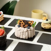 磨砂方形甜品蛋糕底托4 8寸生日蛋糕底座烘焙硬卡纸蛋糕垫白卡