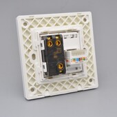 大板六类网络开关插座千兆七类万兆八类网线插口单开电源插座面板