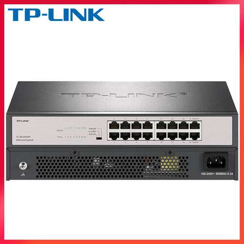 TP-LINK网络分线器16口SG1016DT监控汇聚1000M全千兆交换机Switch