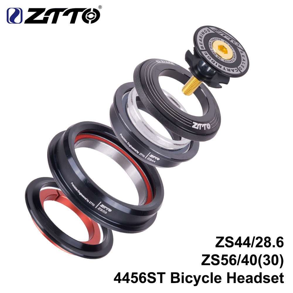 ZTTO自行车内置碗组44mm 56mm密封轴承锥直两用锥形碗组培林轴承