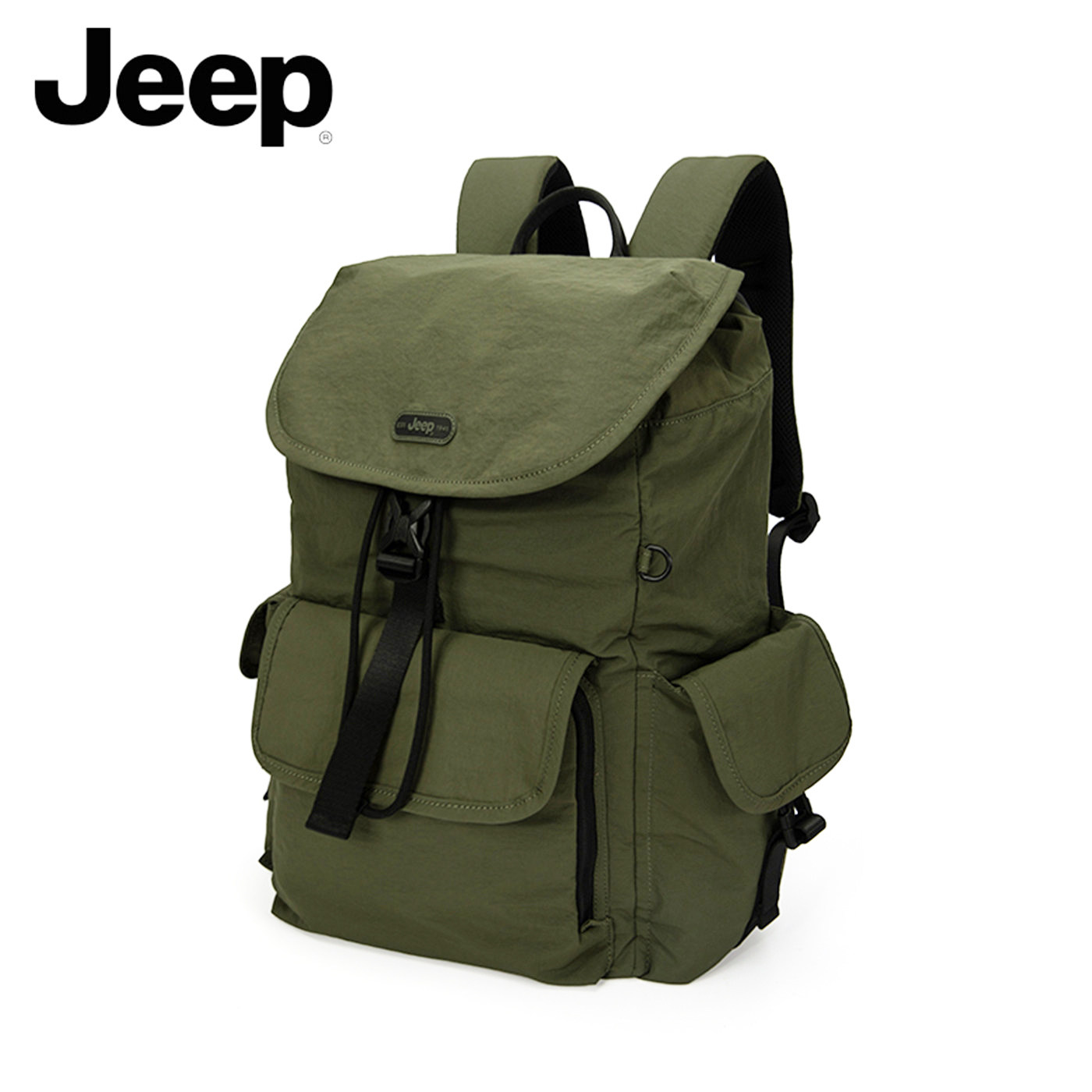 Jeep正品户外双肩包2026新款男女书包大容量多功能旅行背包登山包