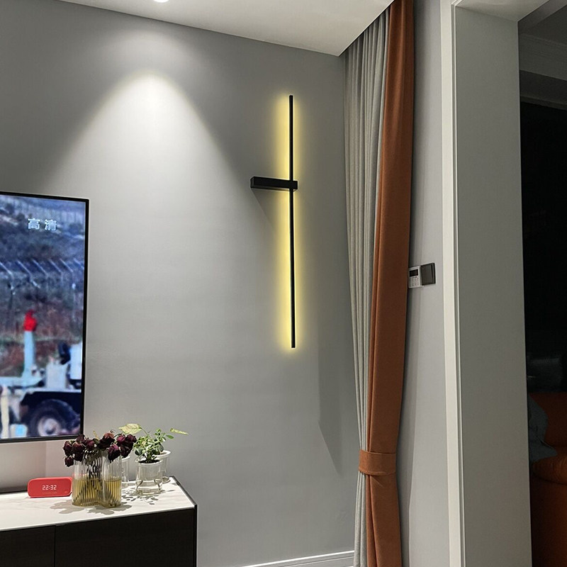长条壁灯卧室极简床头灯客厅电视背景墙网红墙角装饰氛围灯具大全