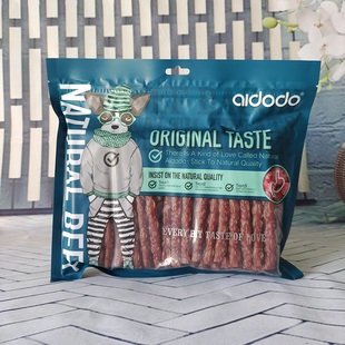 爱多多狗零食牛肉培根片牛肉细卷泡泡牛肉条宠物泰迪金毛狗狗零食