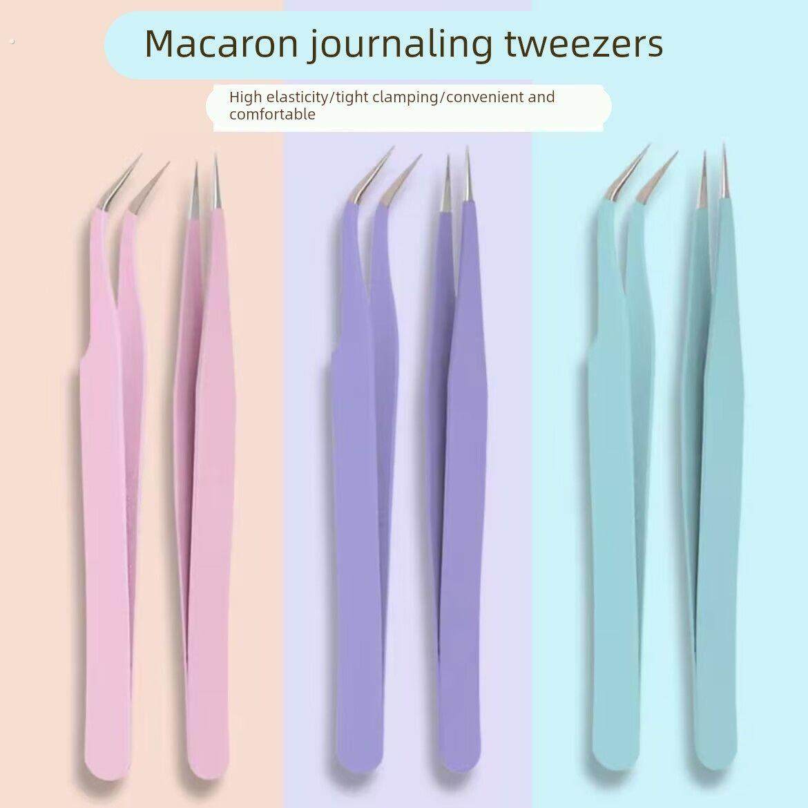 手账专用镊子贴纸可爱手工聂子工具手账咕卡特尖多肉diy小夹子,居家布艺,镊子,淘宝优惠券,粉丝福利购,淘宝优惠卷