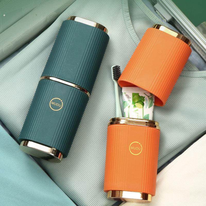 牙刷盒便携式旅行洗漱杯收纳套装刷牙杯子情侣漱口杯ins风高颜值