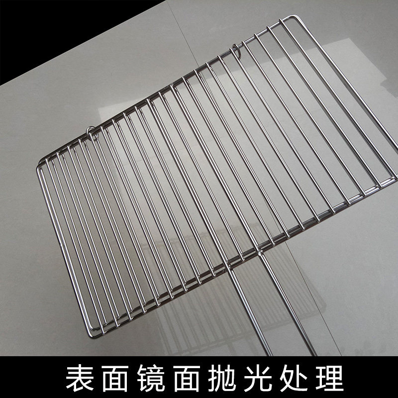 不锈钢烧烤烤肉帘子链子烤鱼夹子夹板网篦子拍子家用商用用具工具