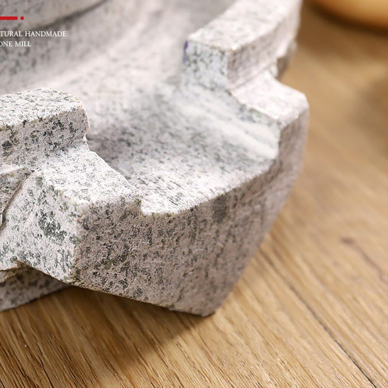 复古小石磨家用手工石磨家用石磨盘小石磨家用迷你石磨豆浆豆腐机