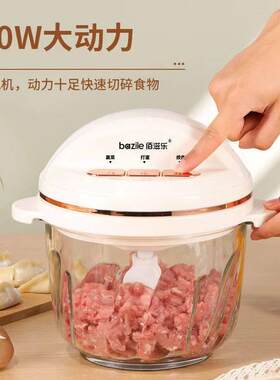 佰滋乐多功能料理机电动绞肉机电动打蛋器玻璃绞肉机纯铜绞肉机