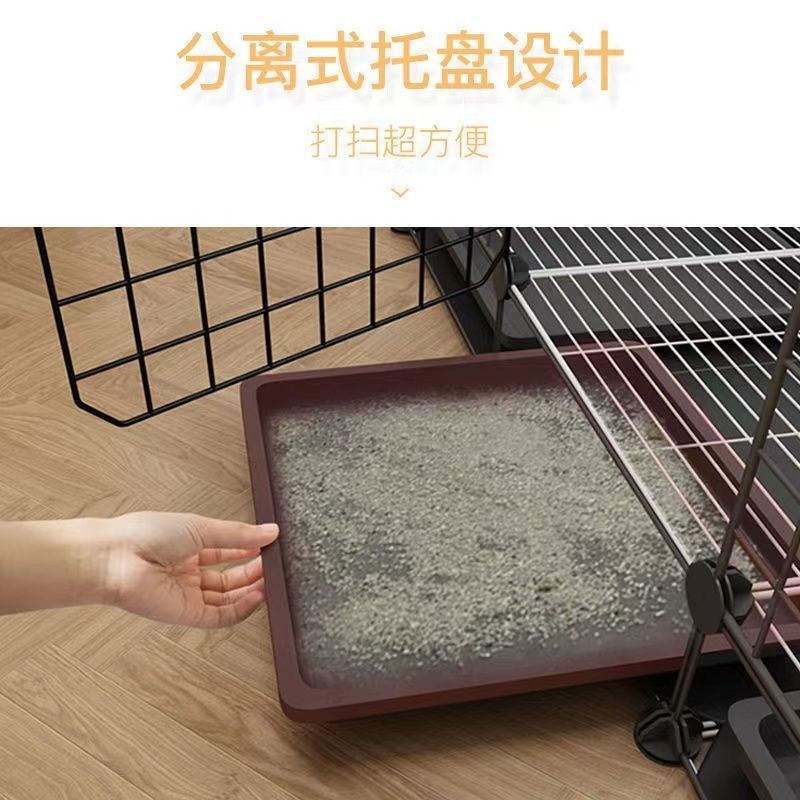 松鼠笼子龙猫柜笼大号多层家用幼宠加密花枝鼠蜜袋鼯带托盘别墅