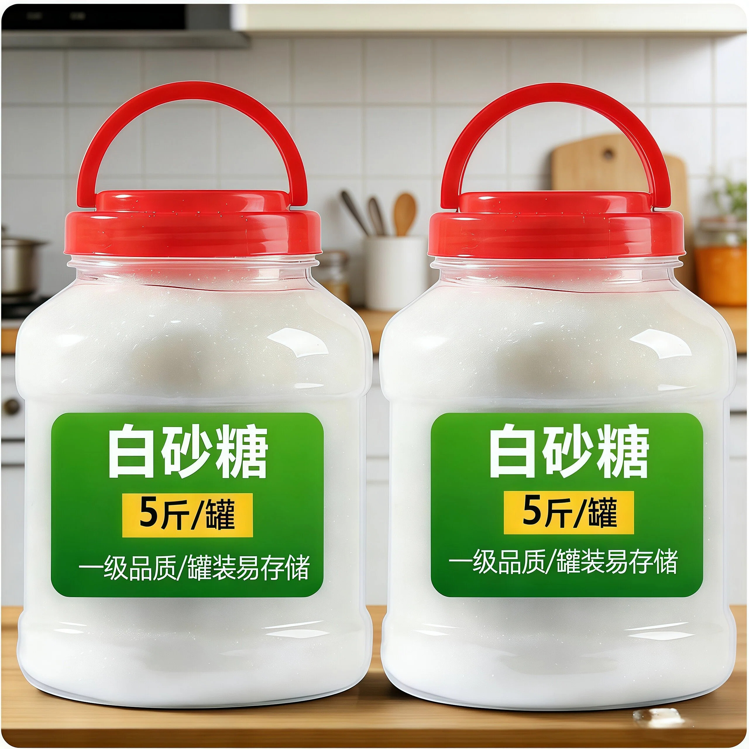 云南一级优质白砂糖袋装食用烘培甜品白砂糖家用商用批发5斤10斤