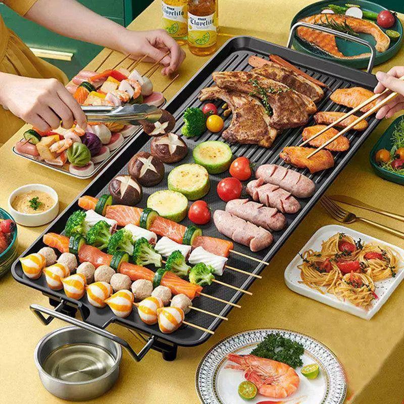 多功能电锅家用电烧烤锅烤肉炉烤肉烧烤机煎烤一体锅