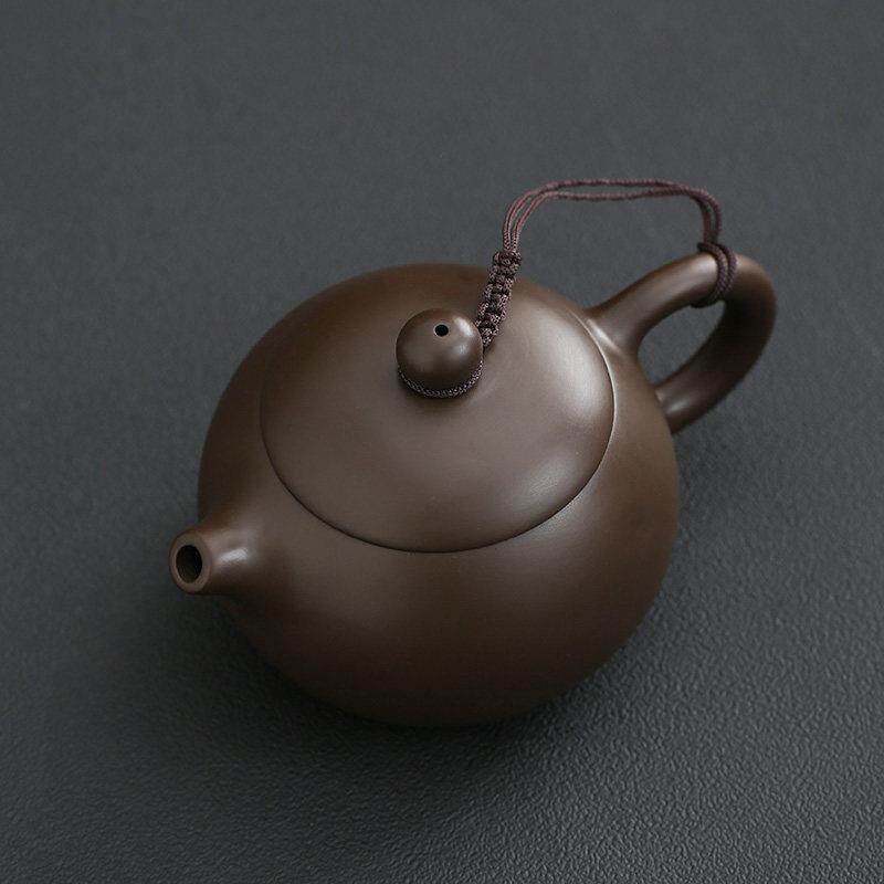 紫砂壶250ml西施壶紫泥单人泡茶壶纯手工小茶壶中式家用功夫茶具