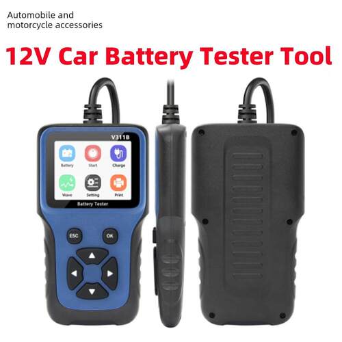 V311B OBD2 Scanner多语言汽车电池故障检测仪摩托车电瓶检测仪