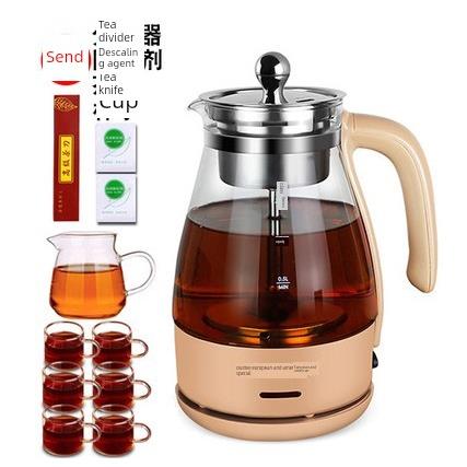欧美特 煮茶器全自动蒸汽玻璃电热保温西麦黑茶壶泡煮养生壶