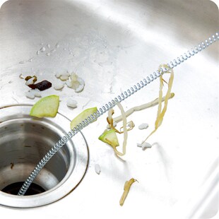 手摇式加长疏通管道器地漏钢丝弹簧通下水道清理厨房堵塞疏通工具