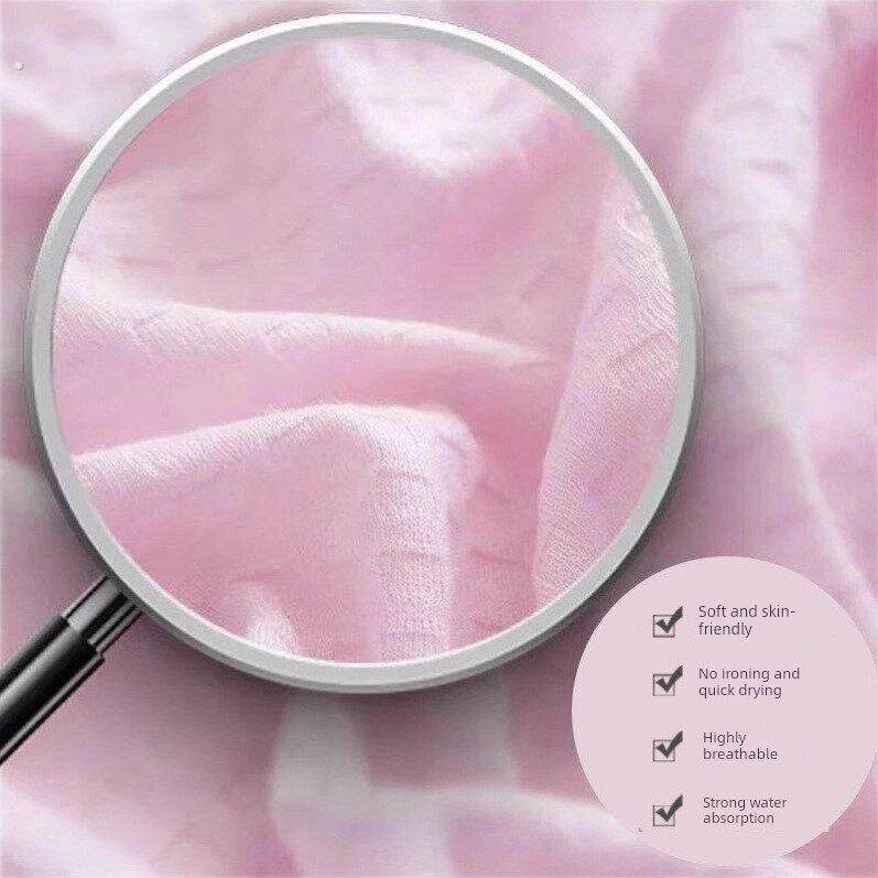 酒店浴袍纯棉吸水速干四季通用男士女夏天薄款情侣睡袍浴衣浴巾式