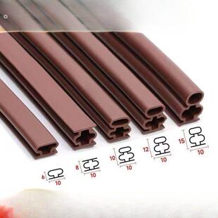 门缝密封条防盗门缝隙密封胶条房门防风隔音吸音棉自粘型门封边条