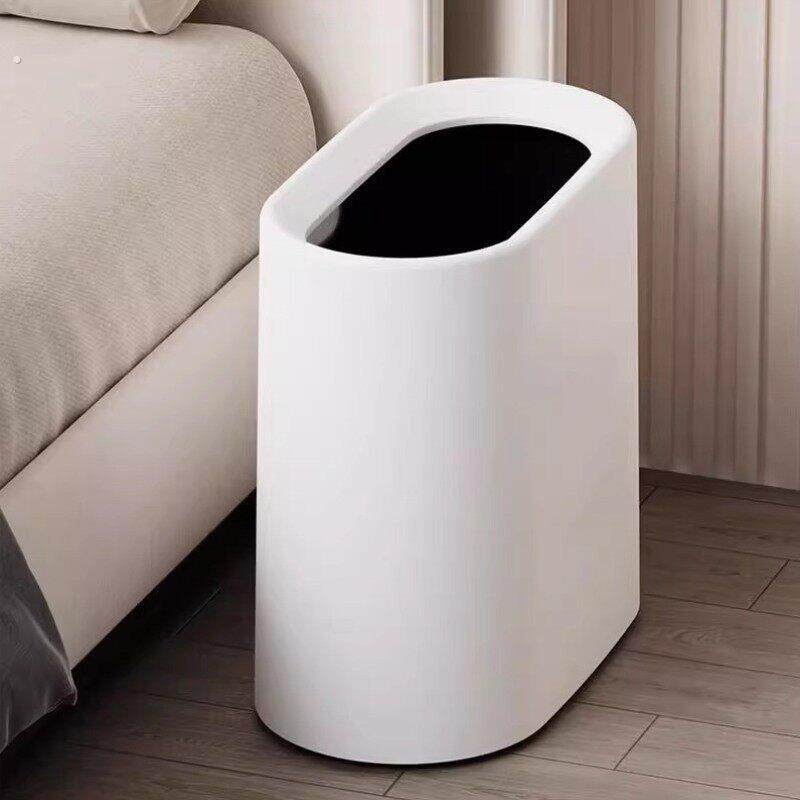 垃圾桶卧室牀边家用客厅高颜值大号大容量厕所窄缝化妆室专用纸篓