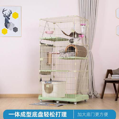 创逸猫笼别墅家用室内多层猫舍双三四超大隔层豪华猫窝猫笼子