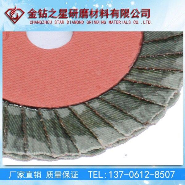 金碟花型页轮100*2*16百叶片薄抛光打磨片角磨砂轮片 抛光片