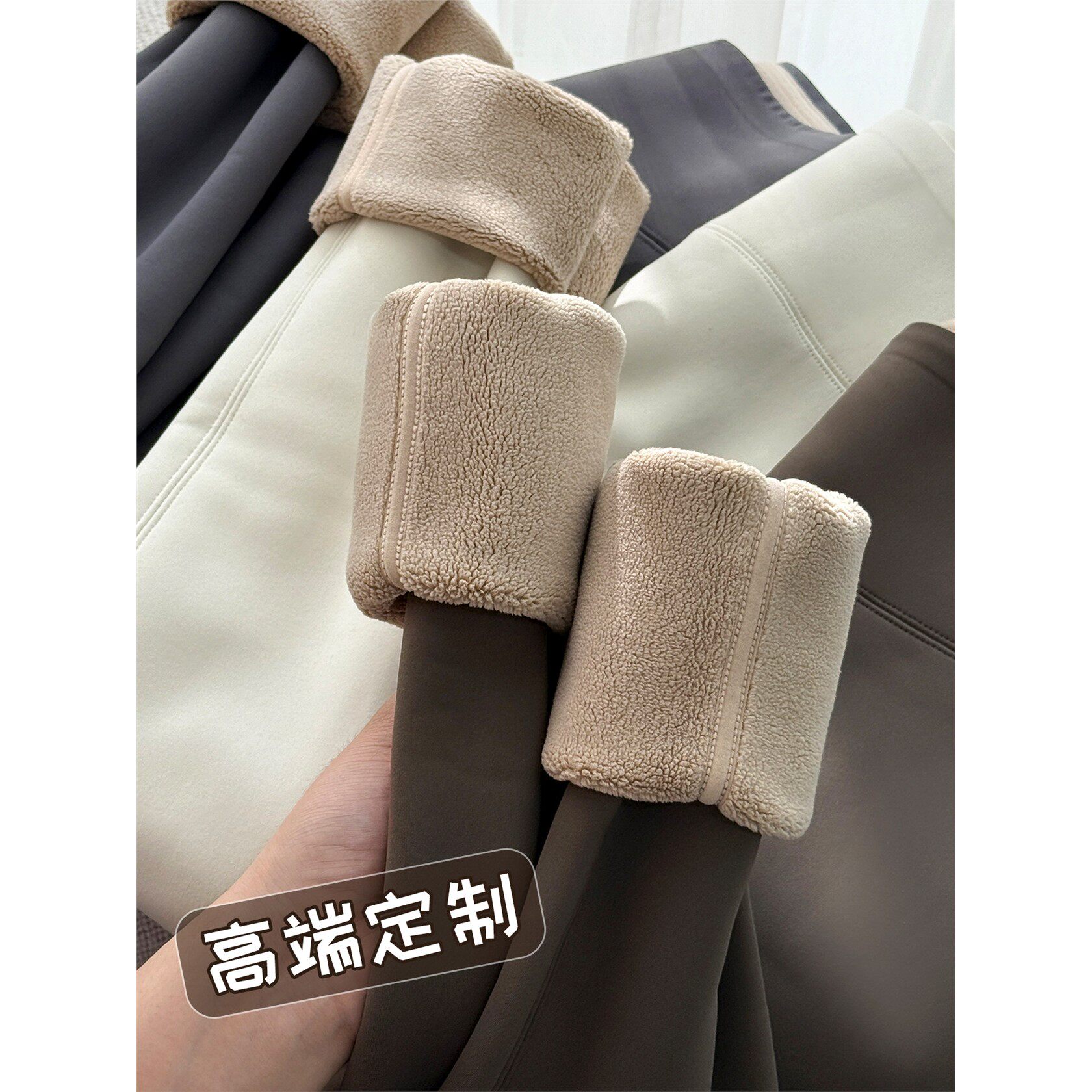 小个子鲨鱼打底裤女秋冬季加绒加厚外穿2025新款高腰提臀瑜伽裤