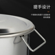 加厚不锈钢奶茶桶圆桶带盖商用长奶桶加深大容量煮汤桶水桶专用锅