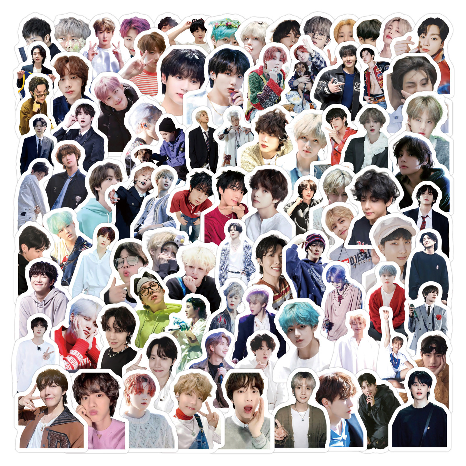 BTS防弹少年写真头像表情包贴纸
