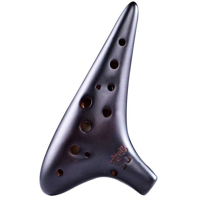 空鸣陶笛12孔sg专业演奏款 初学十二孔高音G调陶埙笛子学生乐器