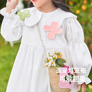 懿琪宝贝宝宝裙子纯棉春季女童公主裙儿童连衣裙春秋童装儿童春装