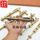 别墅大门插销锁门扣天地插销防盗门闩搭扣铜地插家用地销庭院门插