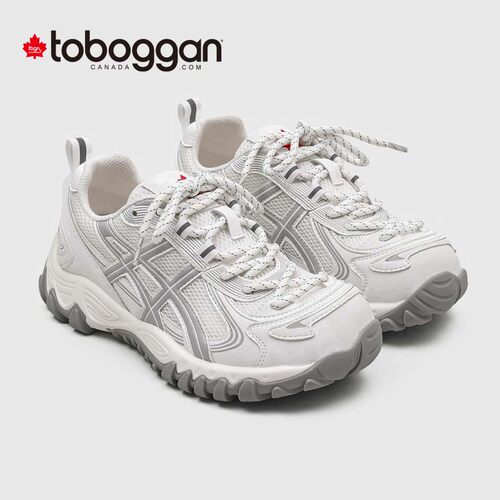 TOBOGGAN加拿大雪橇枫叶网面厚底老爹鞋女透气小休闲运动增高鞋子