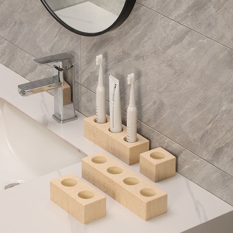 洞石电动牙刷置物架台面收纳轻奢牙具底座高级感牙刷座牙膏牙刷架,家庭/个人清洁工具,牙刷架/牙具座,淘宝优惠券,粉丝福利购,淘宝优惠卷