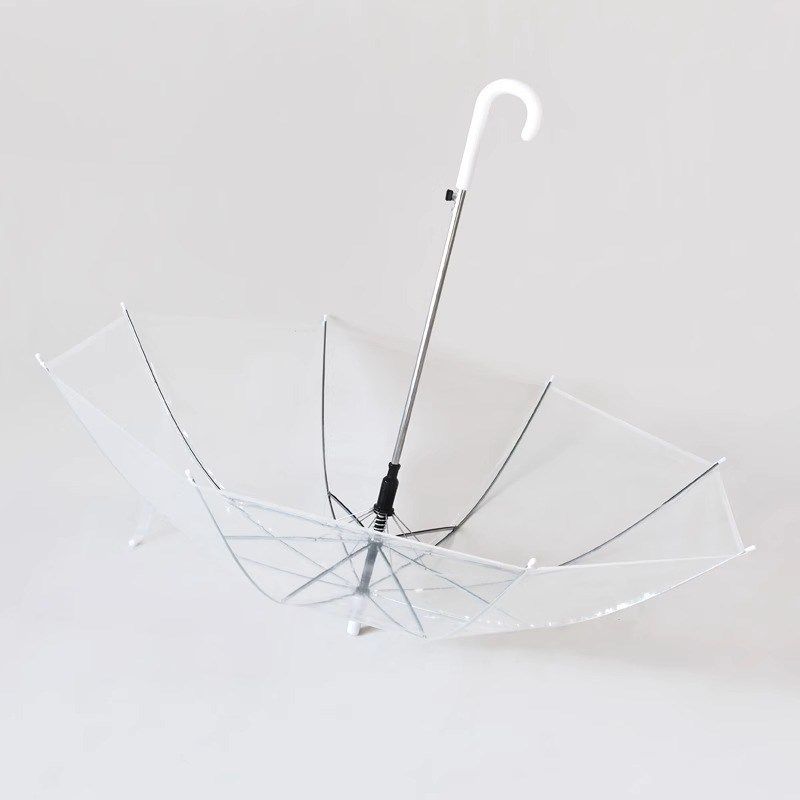 透明雨伞女长柄伞网红学生儿童透明伞直柄小清新广告伞绘画可爱,婴童用品,儿童雨伞/防晒伞,淘宝优惠券,粉丝福利购,淘宝优惠卷