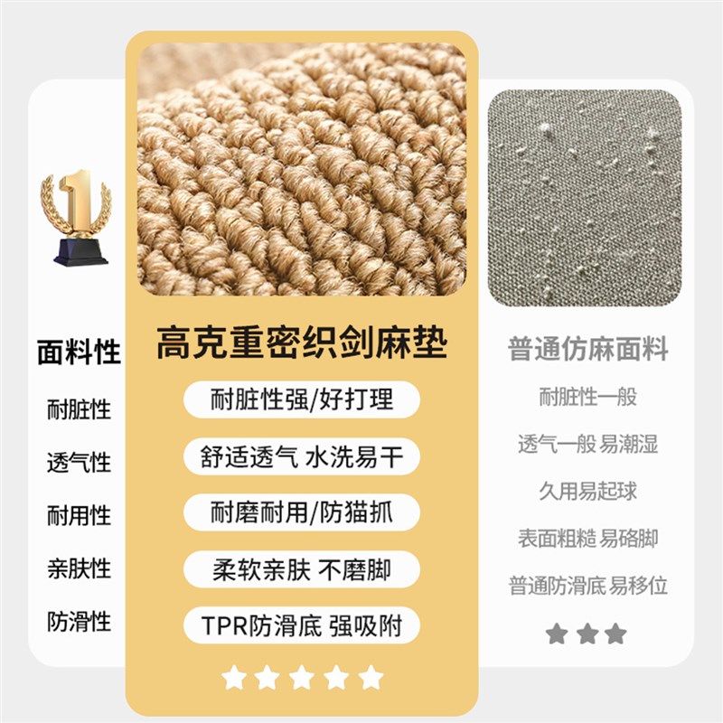 仿剑麻入户门地垫地毯进门玄关门外地垫入户蹭土门垫脚垫可裁剪,居家布艺,入户地垫,淘宝优惠券,粉丝福利购,淘宝优惠卷