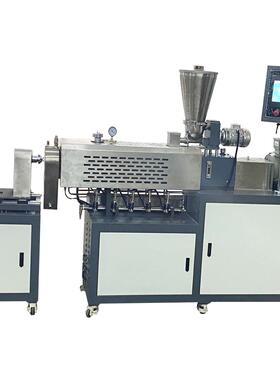 20单螺杆pc25双螺杆小型平向塑料螺杆挤出机实验室螺杆造粒机