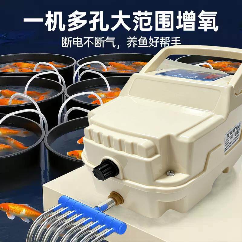 大型增氧机钓鱼大功率氧气交直流两用养鱼充电增氧泵打氧机充氧