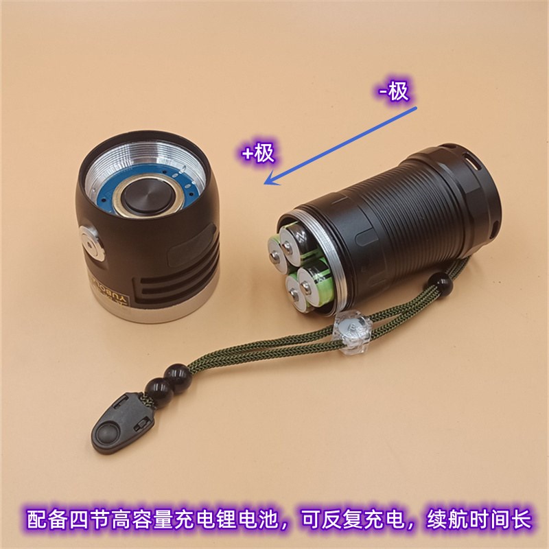 韩国首尔超120瓦加强紫光手电筒验钞机紫外线365nm荧光灯鉴定钱币