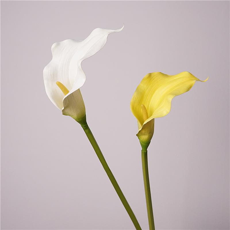 仿真花网纹大号马蹄莲假花塑料花客厅装饰花束摆件婚庆新娘手捧花