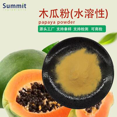 木瓜粉99%厂家现货供应可拿样可商检水溶性木瓜汁粉