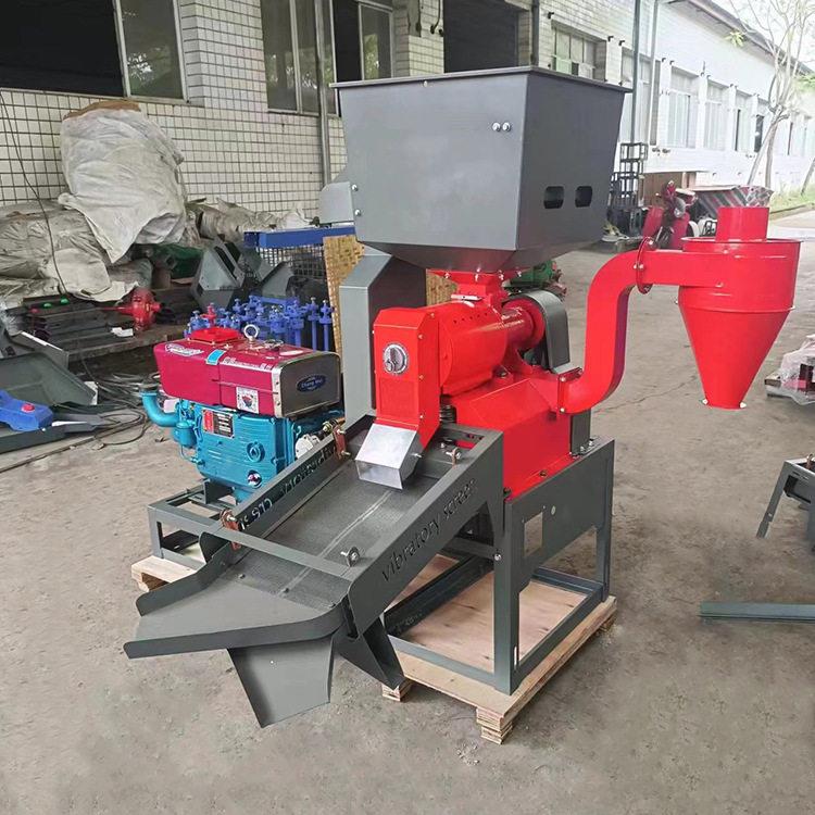 农用稻谷碾米机11KW电机细糠打米机80型碾米机产量600KG