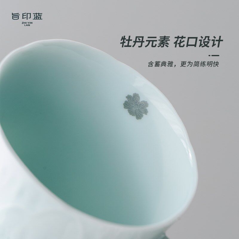 景德镇陶瓷杯男女生高颜值美式咖啡杯子高档情侣款水杯送闺蜜礼物