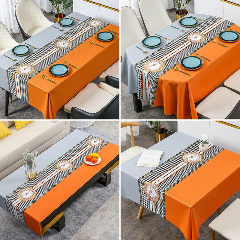 轻奢高级感桌布防水防油防烫免洗茶几布长方形pvc台布餐桌垫卓 布,居家布艺,桌布,淘宝优惠券,粉丝福利购,淘宝优惠卷