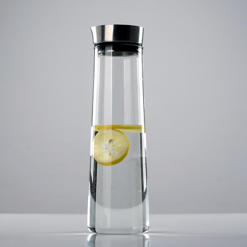 耐高温玻璃凉水瓶 冷水壶 水杯 柠檬果汁壶耐热大容量