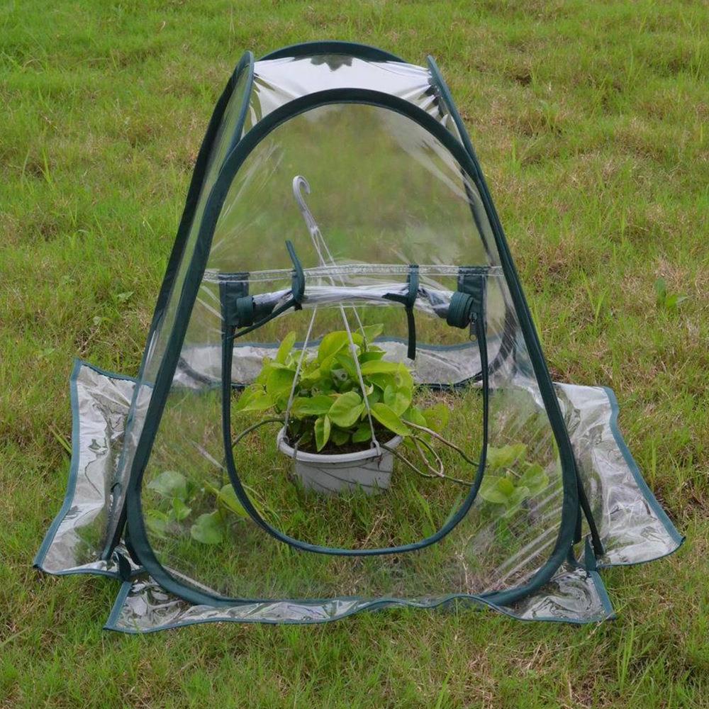 可折叠便携式家庭园艺温室暖房多肉花草花卉保温棚遮雨迷你保温罩