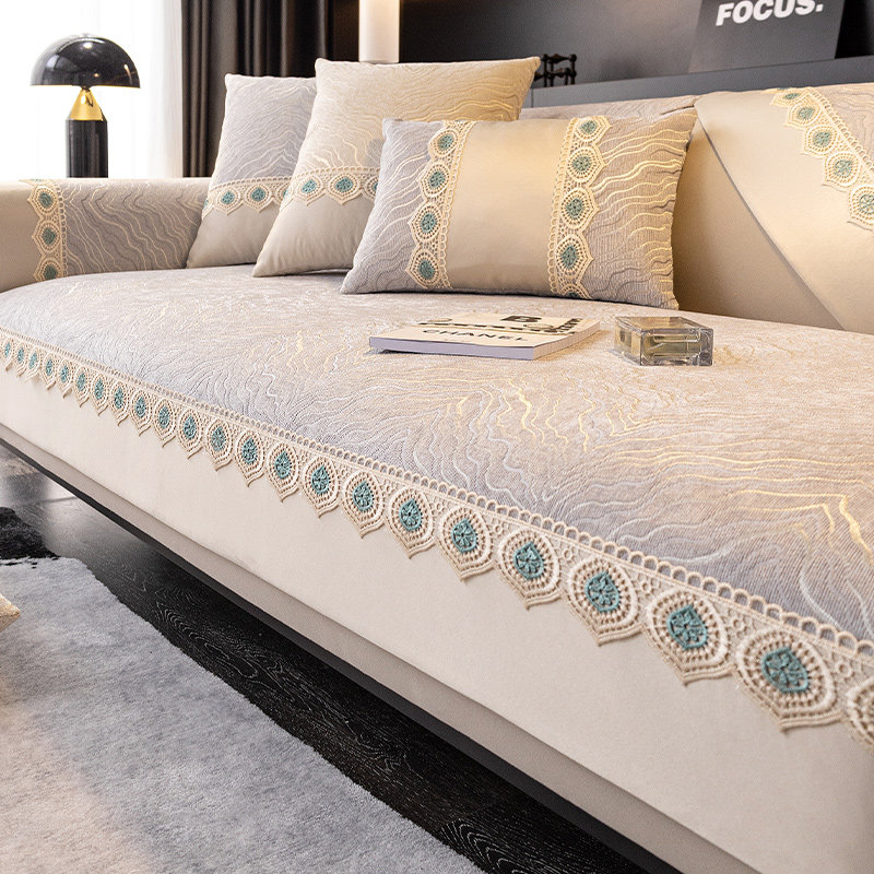 雪尼尔沙发垫四季通用盖布巾防滑简约皮沙发套罩轻奢高级感坐垫子,居家布艺,沙发垫,淘宝优惠券,粉丝福利购,淘宝优惠卷