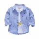 女宝宝衬衣纯棉儿童衬衫 长袖 打底男春秋婴儿外套 男童衬衫 宝宝衬衫